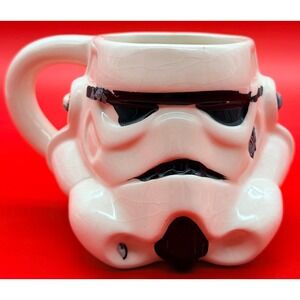 Star Wars Vandor Stormtrooper Helmet 3D Sculpted Ceramic Coffee Mug